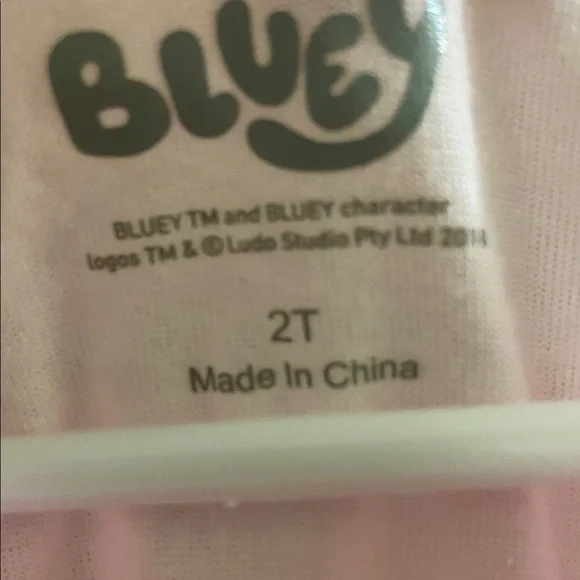 Pink and Blue Bluey and Bingo dress - Picture 3 of 3